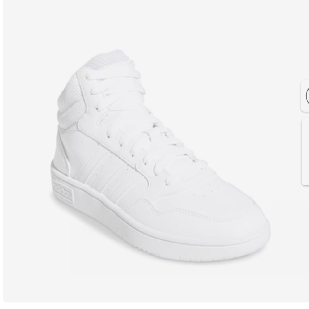 Adidas Hoops Mid 2.0 Sneakers High Top Shoes White Athletic Shoes SIZE 10